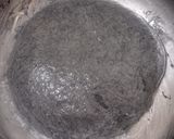 Foto langkah ke 7 dari resep Pandan Charcoal Sourdough Bread (88% - Oven Tangkring).