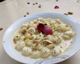 A picture of step 2 of Makhana firni.