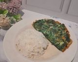 Foto langkah ke 4 dari resep Telur Dadar Bayam.