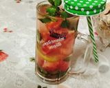 A picture of step 2 of Watermelon 🍉 🍉🍉🍻🍻 mojito.