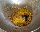 A picture of step 1 of Spinach Whole Masoor Daal.