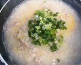 蔥花窩蛋肉絲粥的食譜步驟5照片