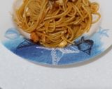 Foto langkah ke 7 dari resep Spaghetti Seafood mentaiko sauce.