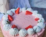 Foto langkah ke 3 dari resep Strawberry Cheesecake No Bake.