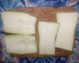 Foto del paso 1 de la receta Calabacines rellenos al horno