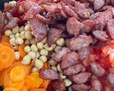 Une image de l'étape 4 de Taboulé à la saucisse de Montbéliard.