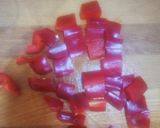 A picture of step 1 of Sicilian Sweet and Sour Caponata 💗.