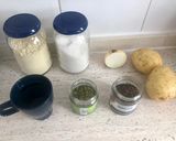 Foto del paso 1 de la receta: Tortilla de patatas vegana