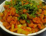 ग्रीन(हिरव्या) टोमॅटोची भगरा भाजी (Green Tomatochi bhaji Recipe In Marathi) रेसिपी स्टेप 6 फोटो
