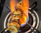 A picture of step 7 of Achari Paneer Tikka Masala.