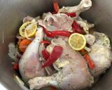 Foto del paso 9 de la receta: Pollo escabechado con vinagre de kombucha