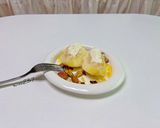Hình bước làm 1 của món Peach Greek Yogurt 🍑🍑🍑