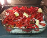 Foto del paso 6 de la receta Pollo con crema de pimientos