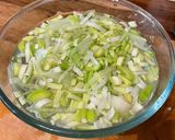 A picture of step 2 of Benford’s Lemon Pasta.