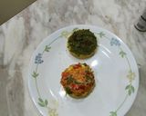 A picture of step 6 of Dhokla Burger.