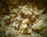 A picture of step 1 of Tuna yam balls.