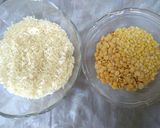 A picture of step 1 of Vegetable Khichdi.