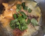 A picture of step 2 of Aam panna.