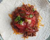 🌯Tortilla darált húsos raguval 🍅🍗🌯 recept fázis 3 fotója