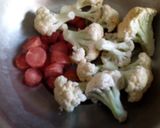 A picture of step 1 of Cauliflower soup.