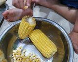 Hình bước làm 1 của món Sữa Bắp cho cả nhà