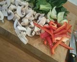 A picture of step 3 of 30 minute stir fry.