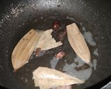 A picture of step 2 of Palak peas pulao.