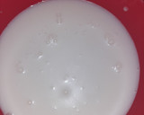 Foto del paso 3 de la receta: Panna cotta de coco con coulis de jamaica