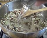 A picture of step 3 of Wild mushroom risotto.