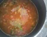 A picture of step 2 of Veggitable Dalia.