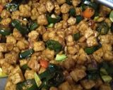 Foto langkah ke 5 dari resep Tempe kotak cabe ijo feat petai.