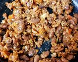 A picture of step 5 of Tangy chatpata Rajma Roll.