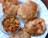 A picture of step 15 of Bong style flat bread with potato curry.
