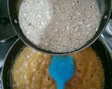 A picture of step 4 of White Til Chikki.