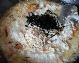Foto langkah ke 5 dari resep Colourfull Vegetable Porridge (bubur warna warni).