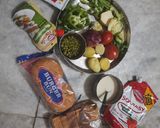 A picture of step 1 of #wd #Veg. burger.