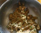 A picture of step 3 of Bread palak cutlets.