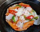 पास्ता पिज़्ज़ा (Pasta Pizza recipe in hindi) रेसिपी चरण 5 फोटो