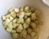 Almás-körtés csirkemell, édesburgonya pürével recept fázis 3 fotója