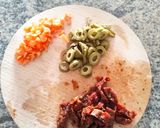 Foto del passaggio 3 della ricetta Penne con pomodorini secchi