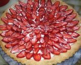 Foto del paso 7 de la receta: Tarta de frutillas y chantilly con espejo de frambuesas