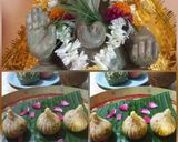 A picture of step 6 of Apple cinnamon Modak.