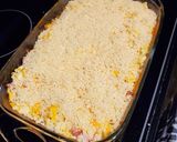 A picture of step 7 of Cheesy Ham Casserole.