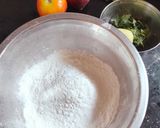 A picture of step 1 of Masala Rice flour chilla (chawal ke Aate ka tasty chilla).