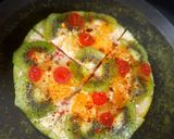 A picture of step 4 of Watermelon Pizza.