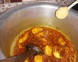 A picture of step 6 of Chicken daal.