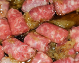 Foto del paso 2 de la receta: Salchichas y fideos de arroz en salsa cremosa