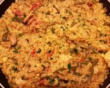 Foto del paso 7 de la receta Arroz con Pollo, Gambas y Mejillones