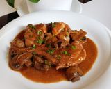 Foto del paso 10 de la receta: Conejo en salsa de chocolate con champiñones 🔥🔥🔥🔥