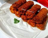 A picture of step 8 of Chicken rolls....
